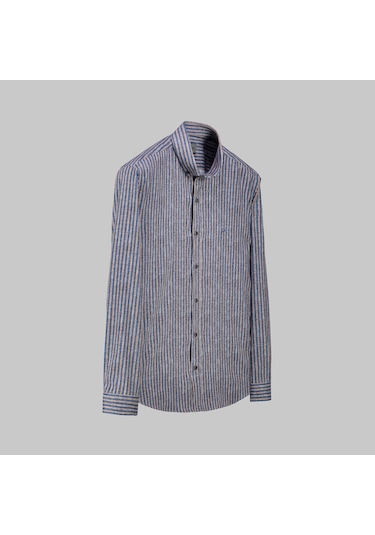 Sarar Goias Interview Slim Fit Erkek Gömlek 3174537 Kahve