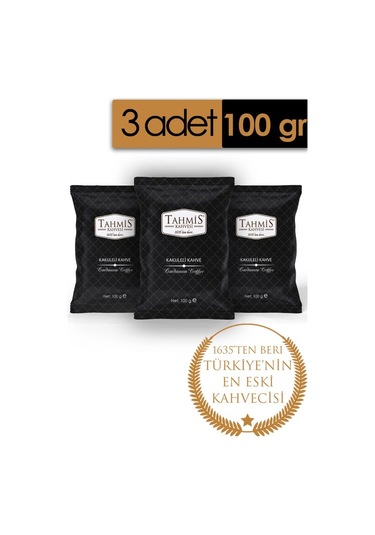 Tahmis Kahvesi Kakuleli Türk Kahvesi 3 x 100 G