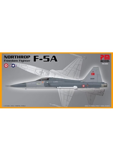 Northrop F-5 A Freedom Fighter Pm Model Demonte Plastik Uçak Maket Kiti