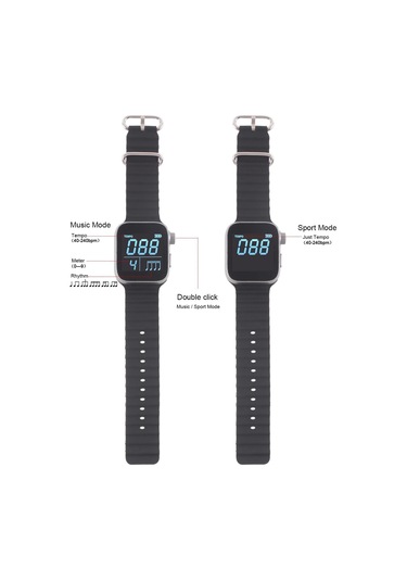 Suntek Giyilebilir Metronom Akıllı Piyano Pratik Saati Davul Bas