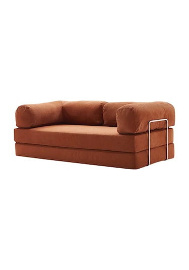 Nova Serisi Kanepe Pratik, Yer Yatağı, Dayanıklı, Bondex Sünger 200x200 Kiremit