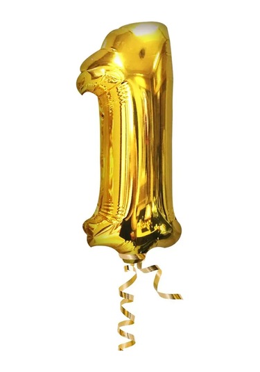 Fiolento 18 Yaş Doğum Günü İle İlgili Rakam Seti Baloncukları 163850886 Altın Rengi