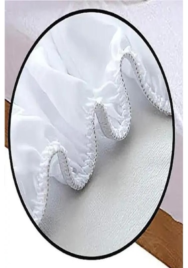 Bebesi Micro Fitted Full Kenarlı Su Sıvı Geçirmez Alez Çocuk Bebek 5 Ölçü Beyaz