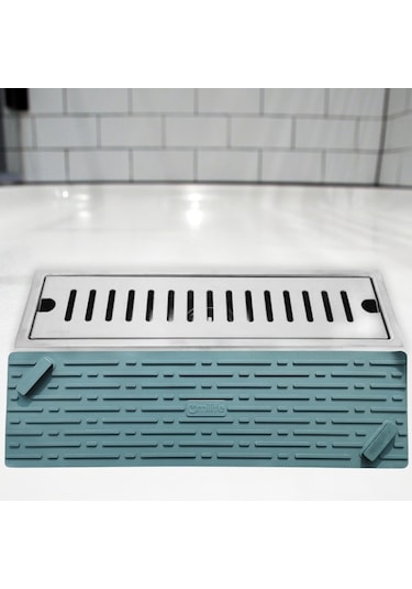 Siyah Renk Uzun Model Kötü Koku Önleyici Silikon Mat Banyo Mutfak Lavabo Balkon Gider Tıpası Kapağı