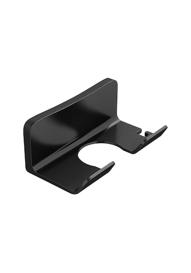 Dolıty Banyo Saç Kurutma Makinesi Rafı Yerden Sade-siyah