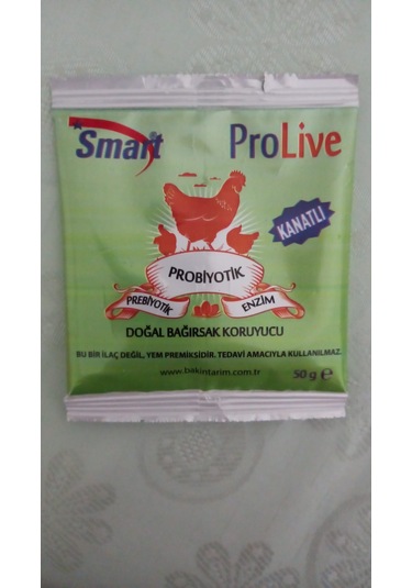 Smart Prolive Kanatlı Hayvan İçin Probiyotik 50 G