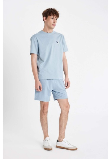 DeFacto Slim Fit Dar Kesim Dar Paça Şort A3893AX24HSBE524