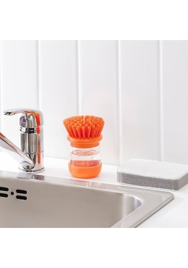 İkea Vıdeveckmal Deterjan Hazneli Fırça Turuncu