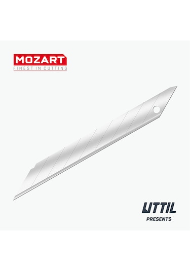 Mozart Blades 93.040 9mm 30 Derece Kır-at Bıçak 10'lu Yedek