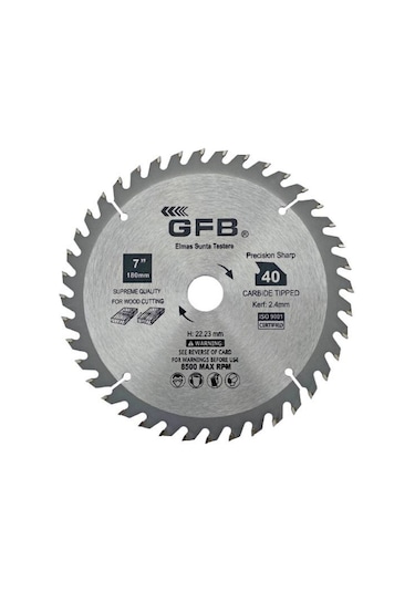 Elmas Uçlu Sunta Ahşap Kesme Daire Testere 115 Mm