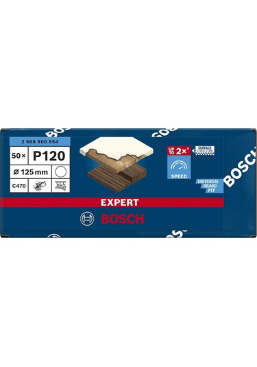 Bosch Exp C470 Zımpara Kağıdı 125 Mm 100 Kum 50li