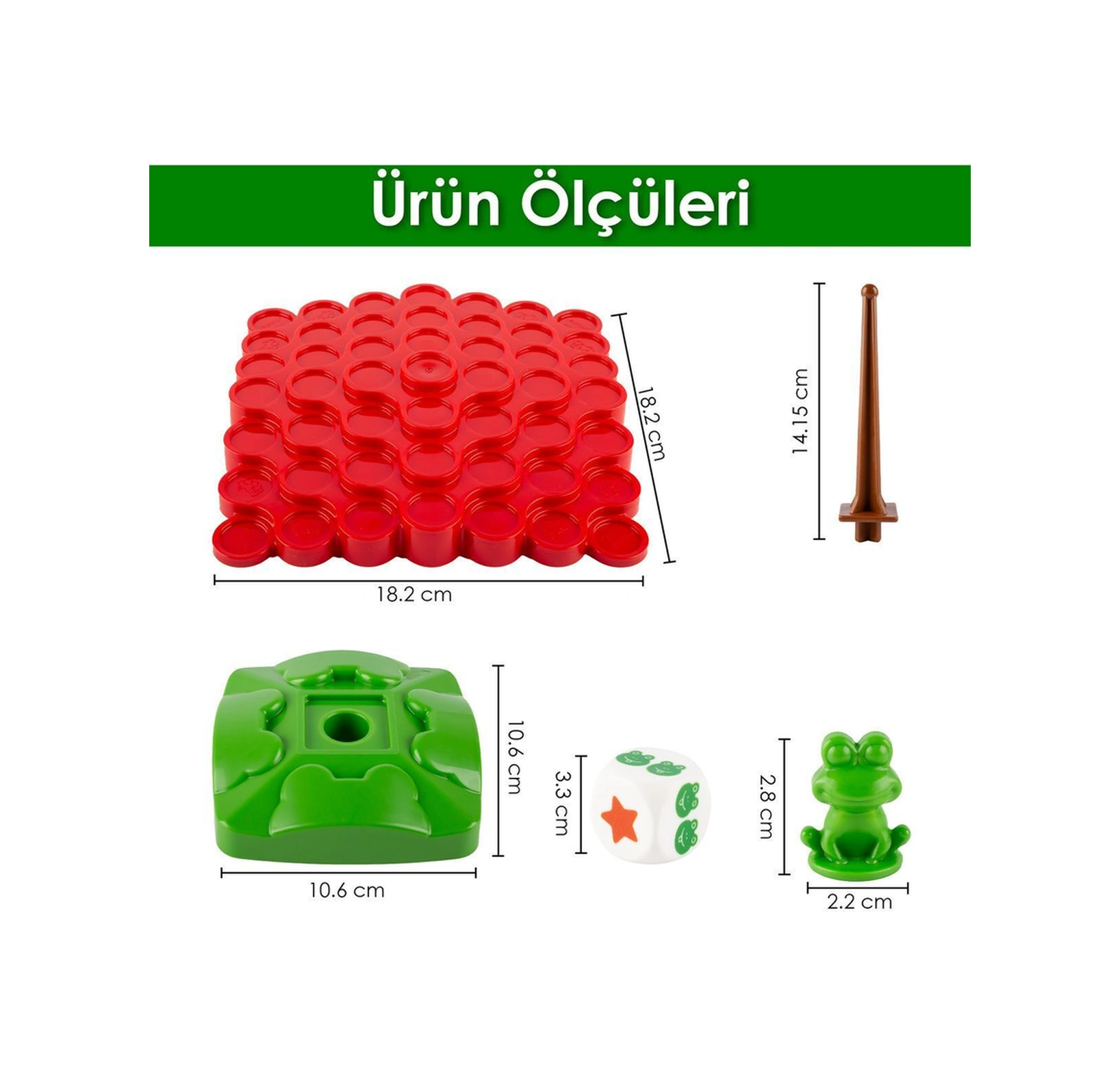 Kurbağa Denge Oyunu 3+ Yaş Eğitici Zeka Oyunu, Ebeveyn-çocuk Etkileşimli Oyuncak