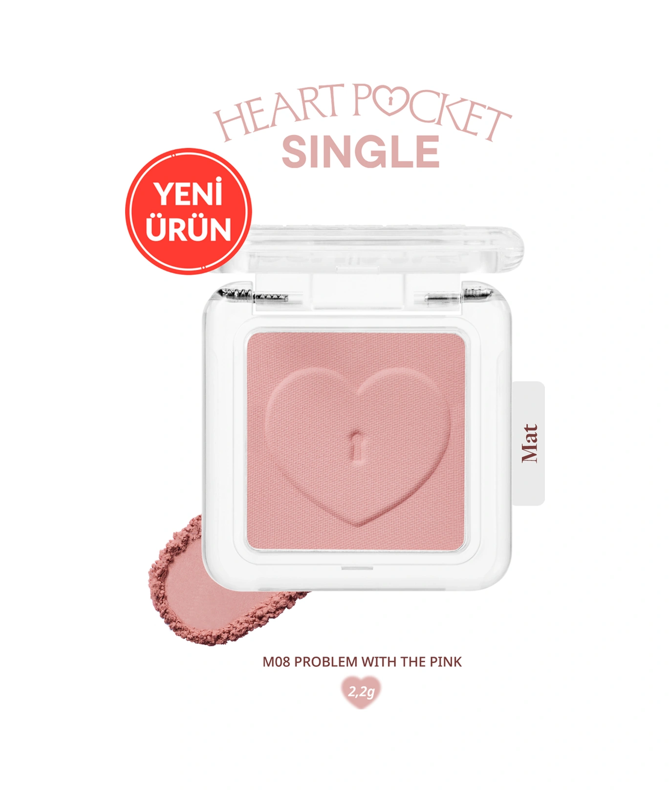 Peripera Heart Pocket Single M08 Problem With The Pink