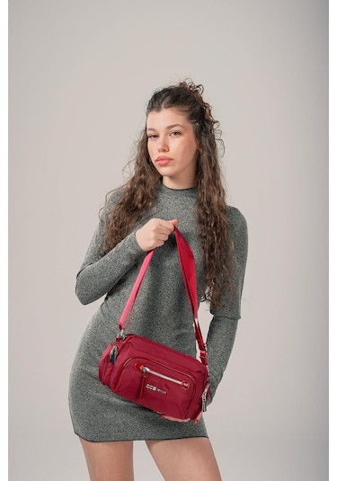 Ççs Kadın 17891 Omuz Çantası Bordo