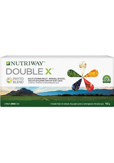 Amway Double X Yedek Paket 372 Tablet .62 Gün.