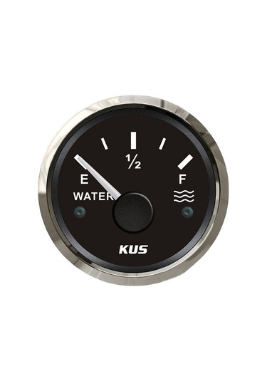 Kus Su Göstergesi Siyah 0-190 Ohm 12-24V 52 Mm Siyah