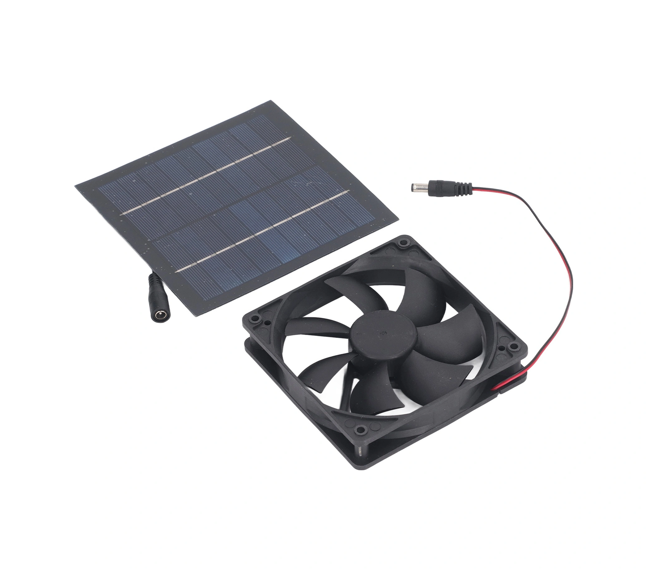 Geeroyoo 20w Güneş Paneli Çevirme Fanı - Ip65 Su Geçirmez, Yüksek Verimli Monokristal Silisyum, Evcil Hayvan Odaları/banyolar İçin Hızlı Havalandırma