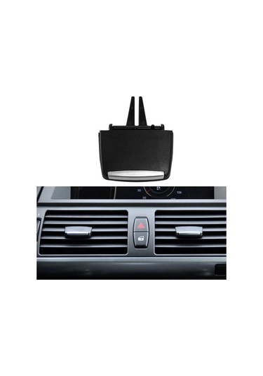 Mufunye Bmw X5 E70 2006-2012 X6 E71 2008-2013 Arka Koltuk Klima Venti Damla Klembi - Hava Akışı Kontrolü - Pc+abs Dayanıklı Malzeme Gümüş