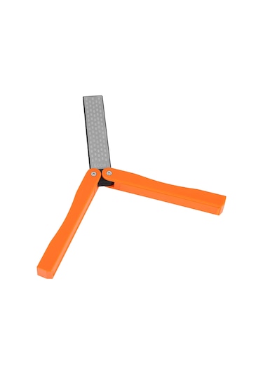 Kosona Diamond Taşlı Çift Taraflı 400/600 Giyotin, Bıçak, Makas Kesici - Katlanabilir Plastik Kılıf İle Taşınabilir Zımpara Aleti Siyah