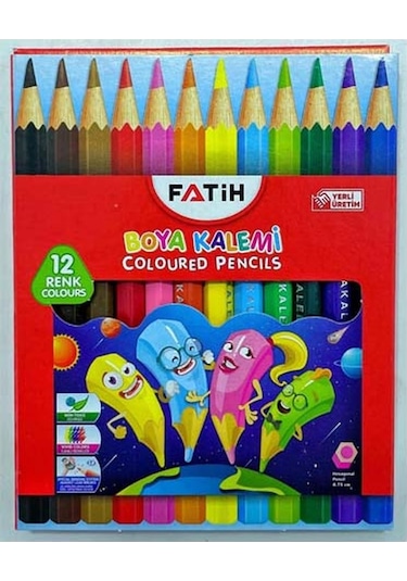 Fatih Kırtasiye Okul Seti 3 Parça Boya Malzemeleri Seti