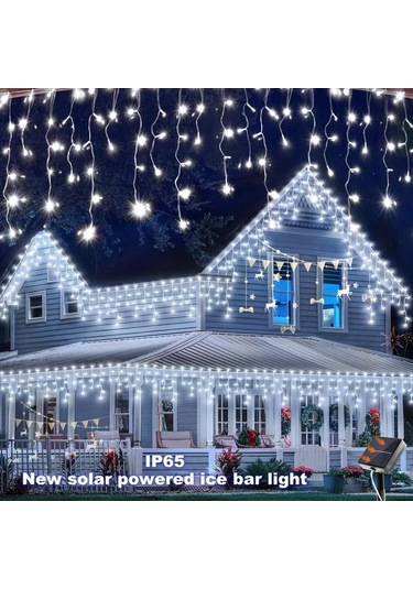 Fastbuy Turcoshop11 Güneş Enerjili 96 Led Işık Barları, Yatak Odası Bahçe Dış Mekan Dekor