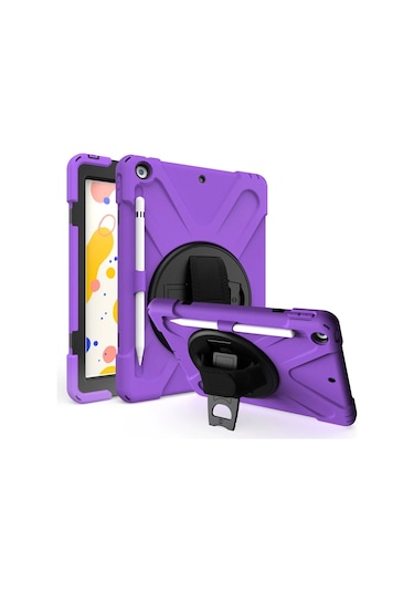 Apple Uyumlu iPad 5 Air 9.7 Kılıf Amazing Tablet Kapak - Mor Tdrtr