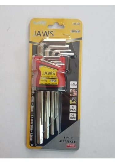 Jaws Düz Alyan 9 Parça