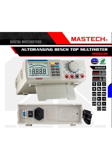 Mastech M9803r Masa Tipi Dijital Multimetre