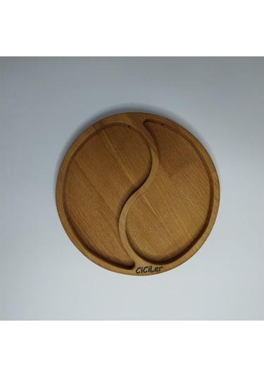 Yin Yang Ahşap Çerezlik Kahvaltılık