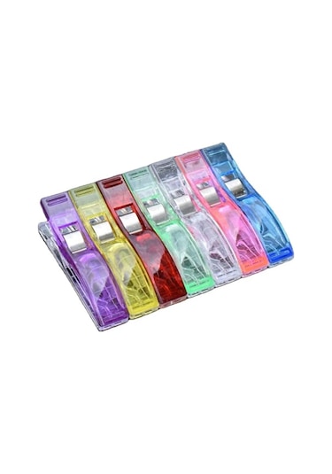 Hodbehod 10 Adet Jumbo Boy Dikiş Nakış Kumaş Kağıt Sıkıştırma Mandalı