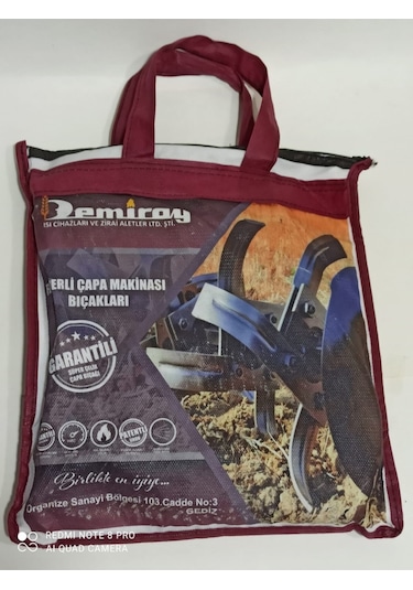 Çapa Makinesi 24 Cm Federli Bıçak Takımı 24 Adet