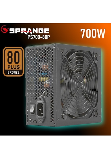 Sprange PS700-80P 700 W 80+ Bronze Power Supply Güç Kaynağı