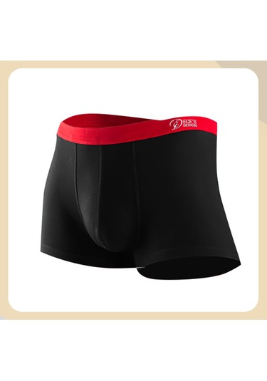 Ece's Design Modal Erkek Boxer 2 Parça 1004 Kırmızı - Siyah