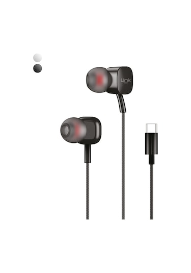 Linktech H16 Type-C Stereo Kulak içi Kablolu Kulaklık