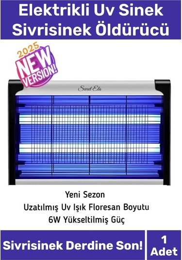 Premium Yükseltmiş Güç Çift Florasan Elektrikli Uv Zincirli Askılı Sinek Sivrisinek Öldürücü 220v