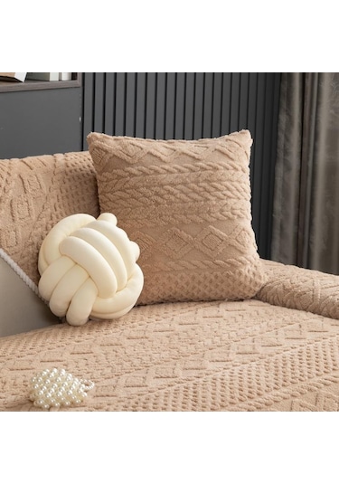 Jms Yeşil Kaymaz Kanepe Örtüsü Şezlong Kanepe Mat İskandinav Evrensel Köşe Kanepe Havlu 90x120cm