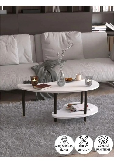 Yüksek Kalite Orta Sehpa 2 Raflı Ahşap Ayaklı Fasulye Gazetelikli Dekoratif Lüks Sehpa Beyaz Yüksek Kalite Orta Sehpa 2 Raflı Ahşap Ayaklı Fasulye Gazetelikli Dekoratif Lüks Sehpa Beyaz