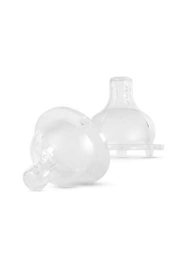Baboo Sütlü Mama Biberonu İçin Geniş Ağızlı Emzik 6+ 307331562 Beyaz