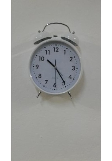 Masa Saati Metal Gövde Çap 22 Cm