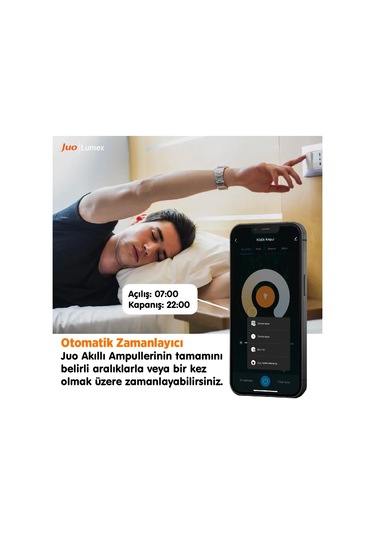 Juo Lumex Akıllı Ampul 9W Led Rgb Wifi & Bluetooth