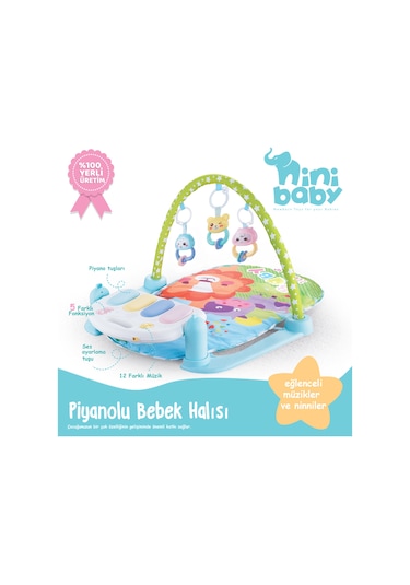 Erdem Toys Nini Baby Piyanolu Oyun Halısı