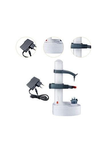 Suntek Elektrikli Otomatik Soyucu Mango Turp Havuç Için Sabit Beyaz Diğer