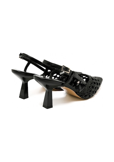 Topuklu/ Stiletto Kadın 3063008 Nacree Trecc Capra Nero Siyah