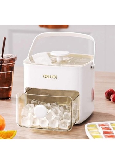 Pazly Kapaklı Buz Tepsisi 48 Kaviteler Beyaz Hızlı Donanıyor Ev Mutfak Seyahat Restoran Parti İçin Beyaz