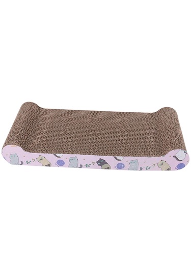 Suntek Kedi Tırmalayıcı Karton Yuva Tırmalama Kemik-44x20.5x5.5cm