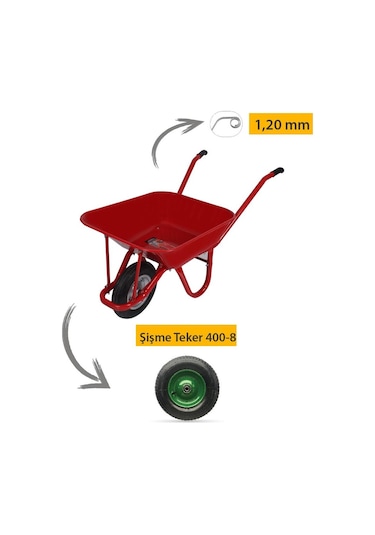 Kanat C12 Demonte El Arabası 1.20 Mm Sac