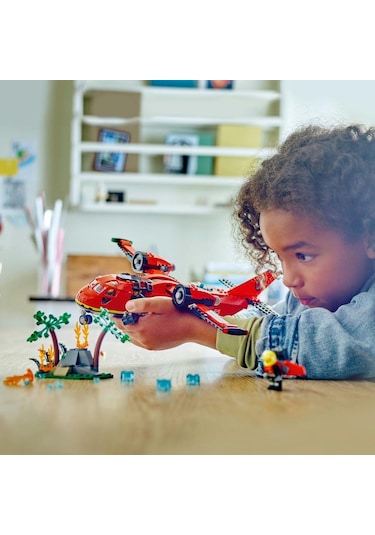 LEGO® City İtfaiye Kurtarma Uçağı 60413 6+ Yaratıcı Oyuncak Yapım Seti - 478 Parça