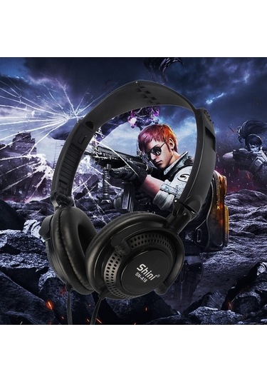 Fastbuy Sn-a18 3.5mm Oyun Kulaklık, Mikrofonlu, Kontrolli, Yeşil Shini Logo, Kablolu