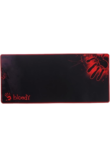 Kırmızı Desenli 70 X 30cm Oyuncu Mousepad 001