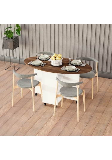 Asratrend Yuvarlak Katlanır Masa Asra Trend Km-05